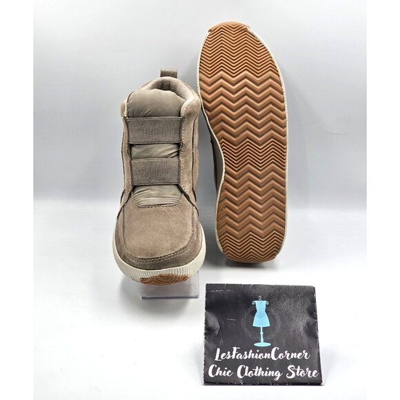 Sorel Women's Beige Suede Leather Waterproof  Out N About Plus Mid Size 10 2868 - Picture 4 of 16